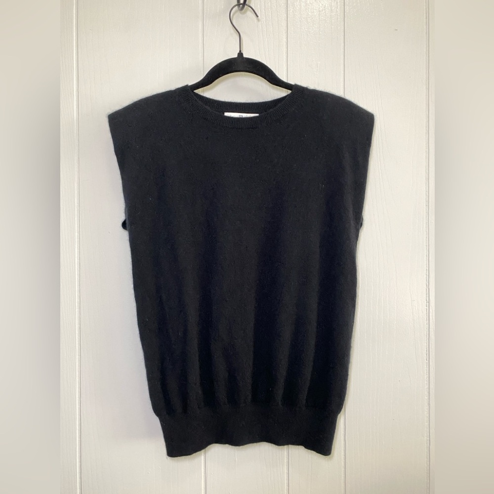 Banana Republic 100% Cashmere Sleeveless Sweater Black Size Small